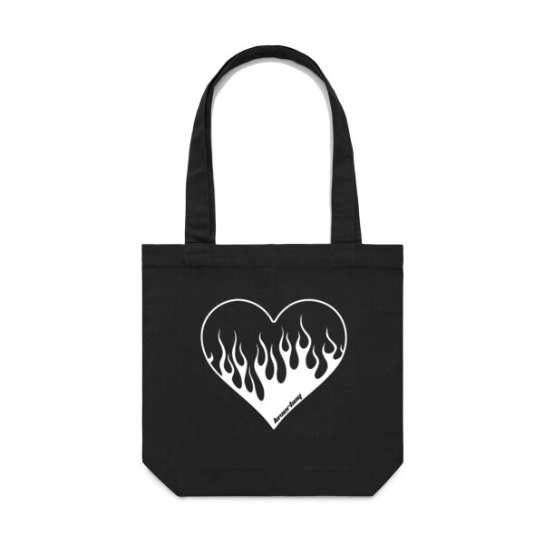 Flaming Heart Tote  Thumbnail